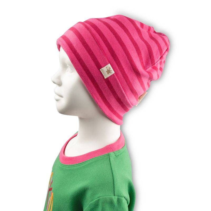 Sigikid Kinder Beanie, pink gestreift Begrenzte Freigabe