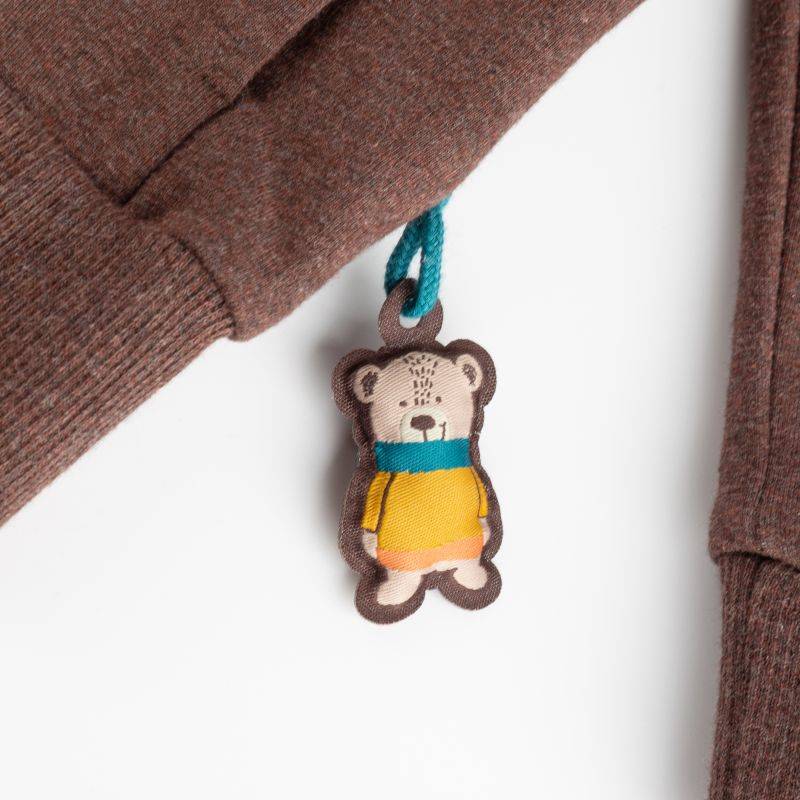 Sigikid Kinder Sweatjacke mit Kapuze, dunkelbraun Letzte 3 Tage