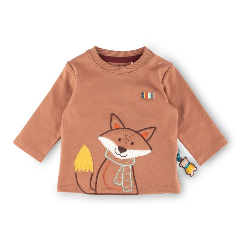 Sigikid Baby Langarmshirt Fuchs, braun Vierteljährliche Förderung