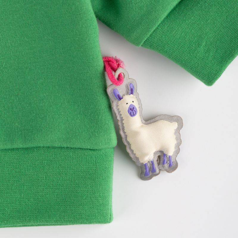 Sigikid Baby Sweatshirt Crazy Lama, grün Discount Store für neue Produkte