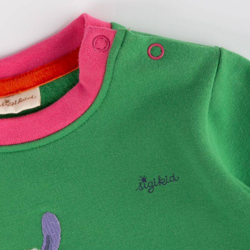 Sigikid Baby Sweatshirt Crazy Lama, grün Discount Store für neue Produkte