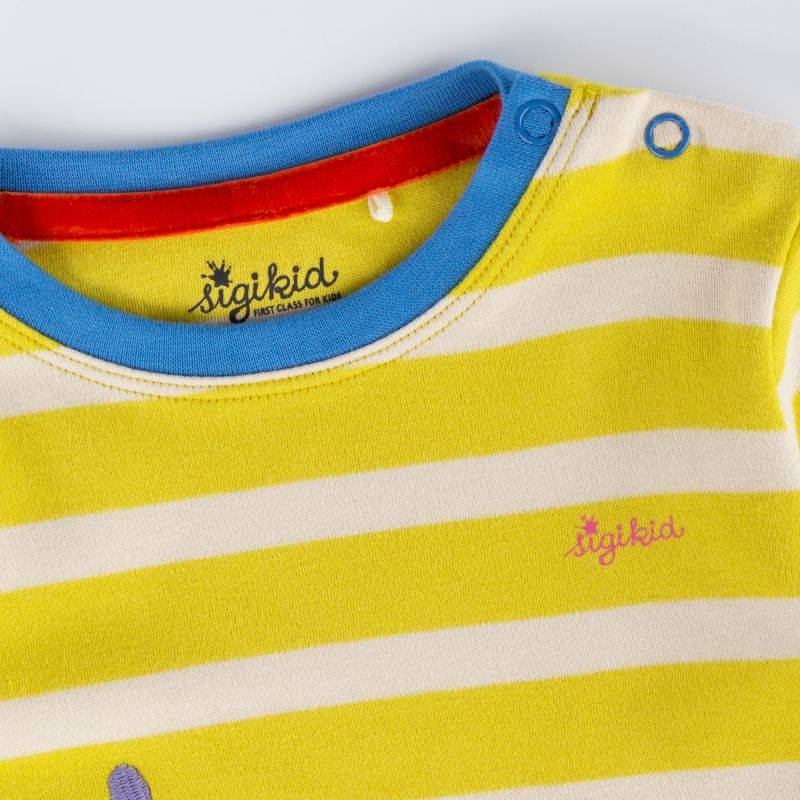 Sigikid Baby Kleid Crazy Lama, grün und gelb Nur noch ein Tag übrig
