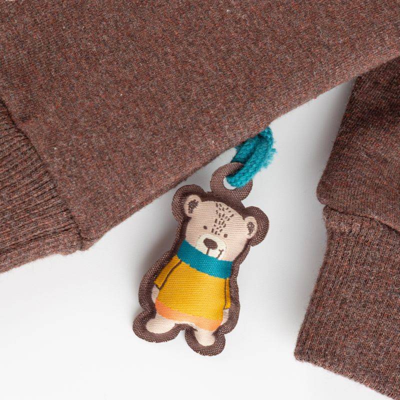 Sigikid Baby Sweatshirt Bär, braun Riesige Rabatte