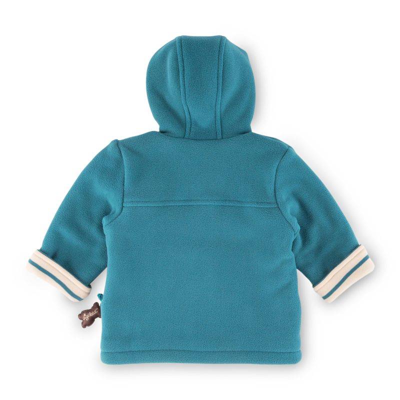 Sigikid Baby Fleecejacke mit Kapuze, grün Im Verkauf