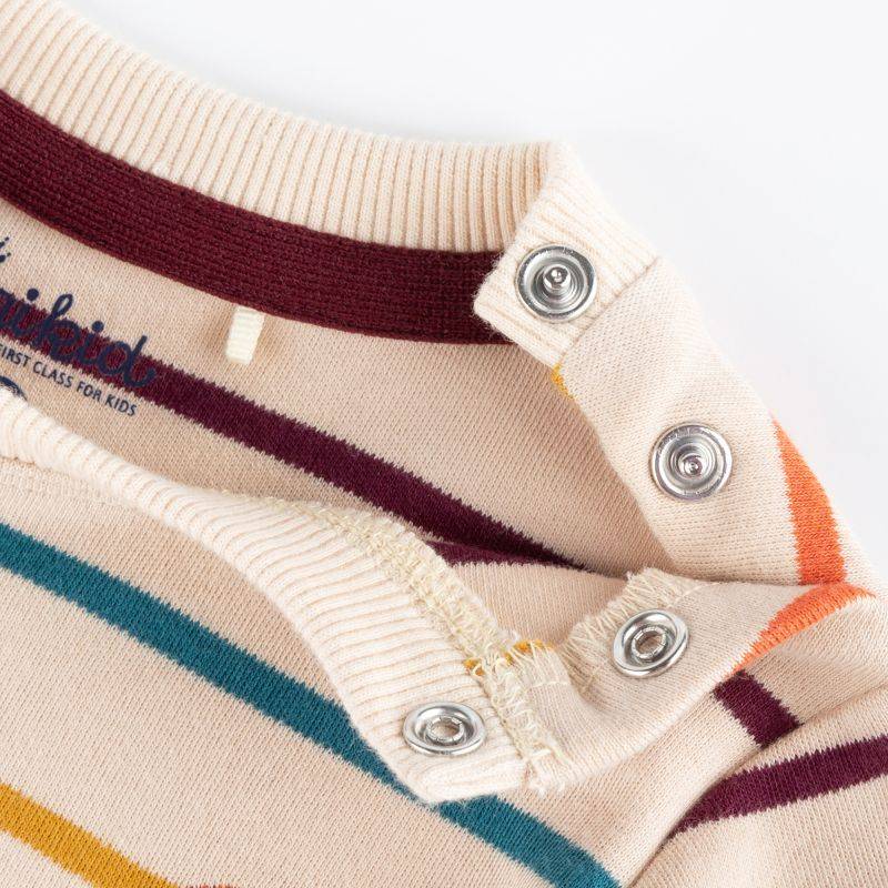 Sigikid Baby Langarmshirt Bär, bunt gestreift 50% Rabatt für begrenzte Zeit