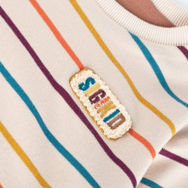 Sigikid Kinder Wendeshirt Fuchs, bunt gestreift oder braun Rabatte dieses Monats
