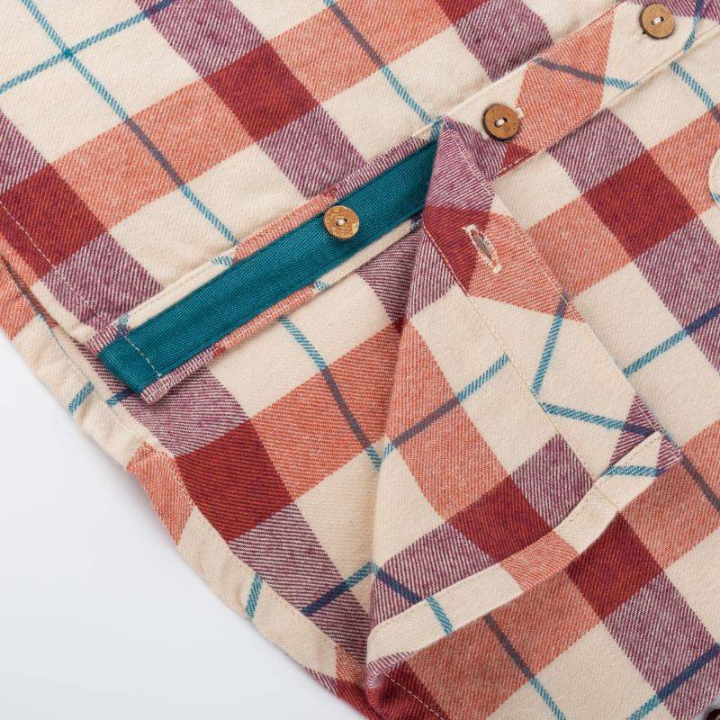 Sigikid Kinder Karo Flanellhemd, rot -beige 2025