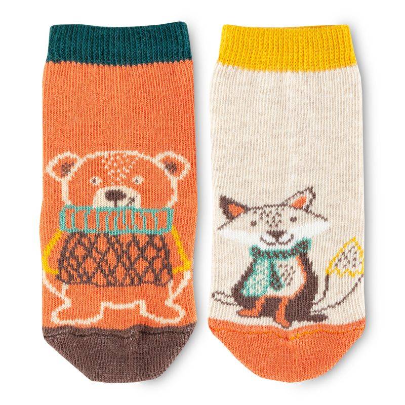 Sigikid Baby 3er Socken-Set, Bär und Fuchs im Angebot
