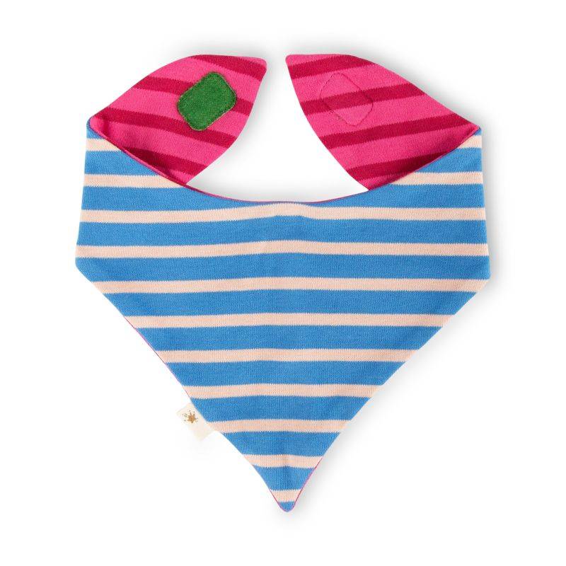 Sigikid Baby Wendehalstuch, rosa oder blau gestreift Fabrikverkauf