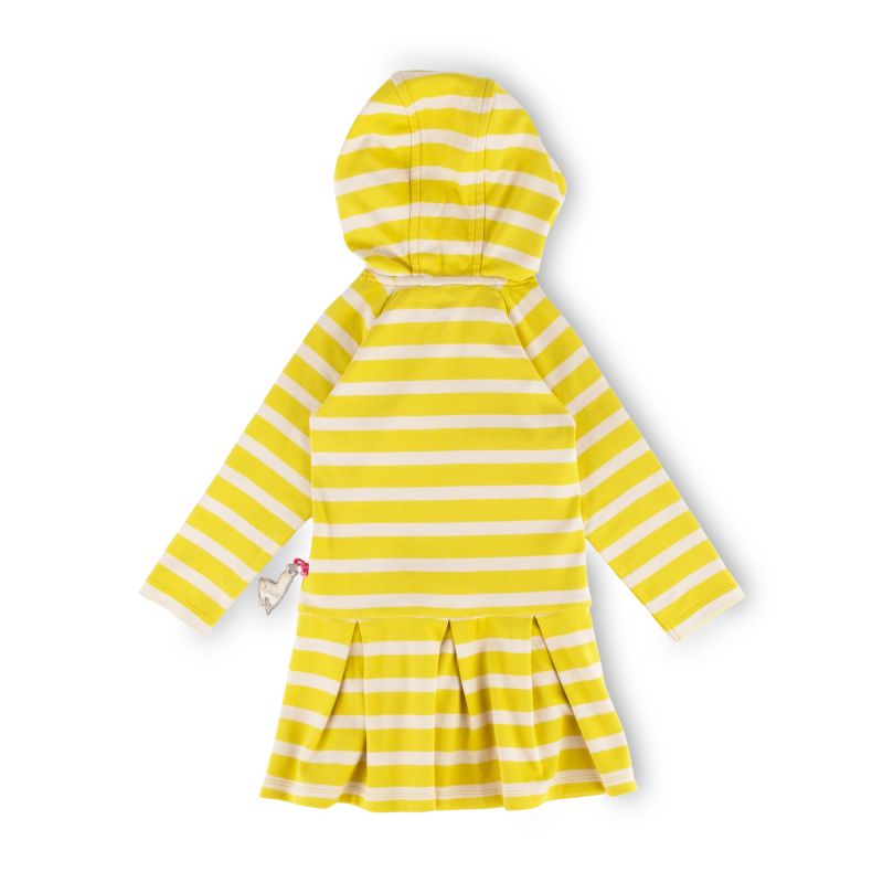 Sigikid Kinder Kapuzenkleid Crazy Lama, gelb gestreift Meist gekauft