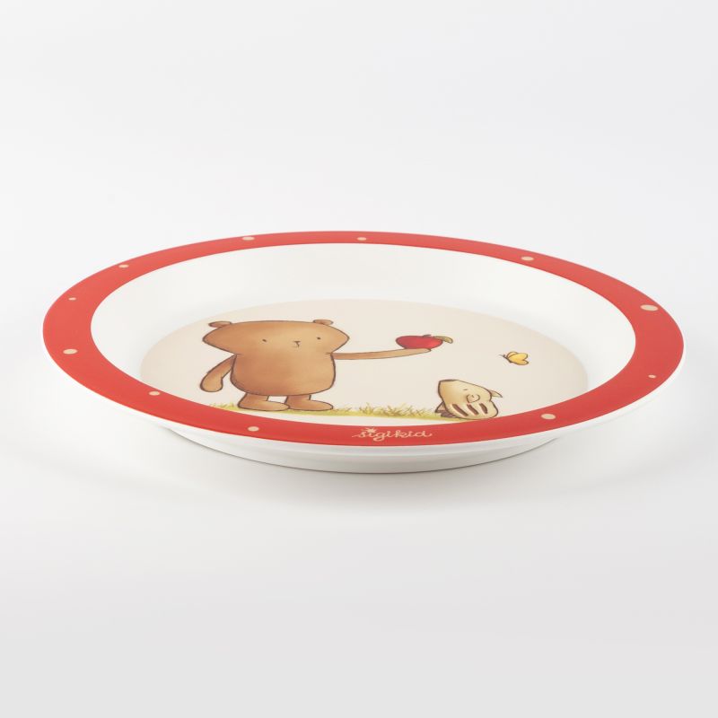 Sigikid Kinder Teller Mister O'Lui Biberbär, rPET Fabrik Onlineshop