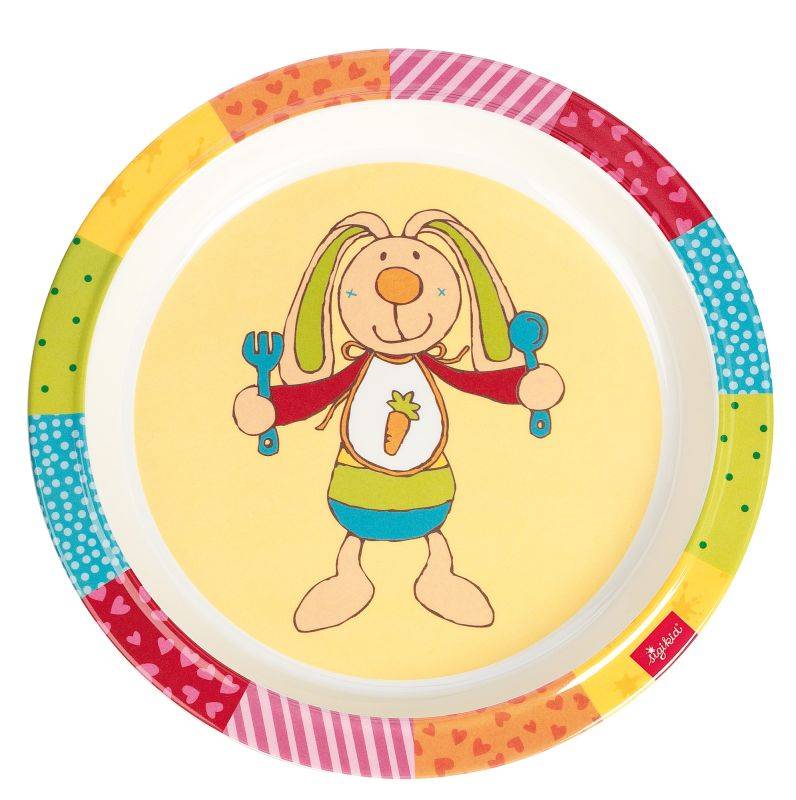 Sigikid Kinder Teller Hase RainbowRabbit, rPET Cyber Monday
