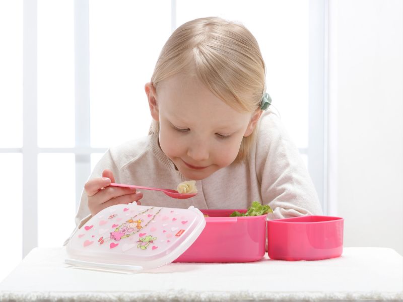 Sigikid Brotzeitbox für Mädchen in rosa mit Pinky Queeny Nur für heute