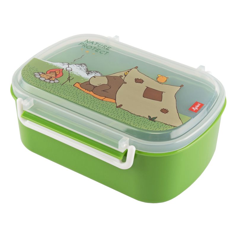 Sigikid Kinder Brotzeitbox mit Bär Forest Grizzly Sonderangebot der Fabrik