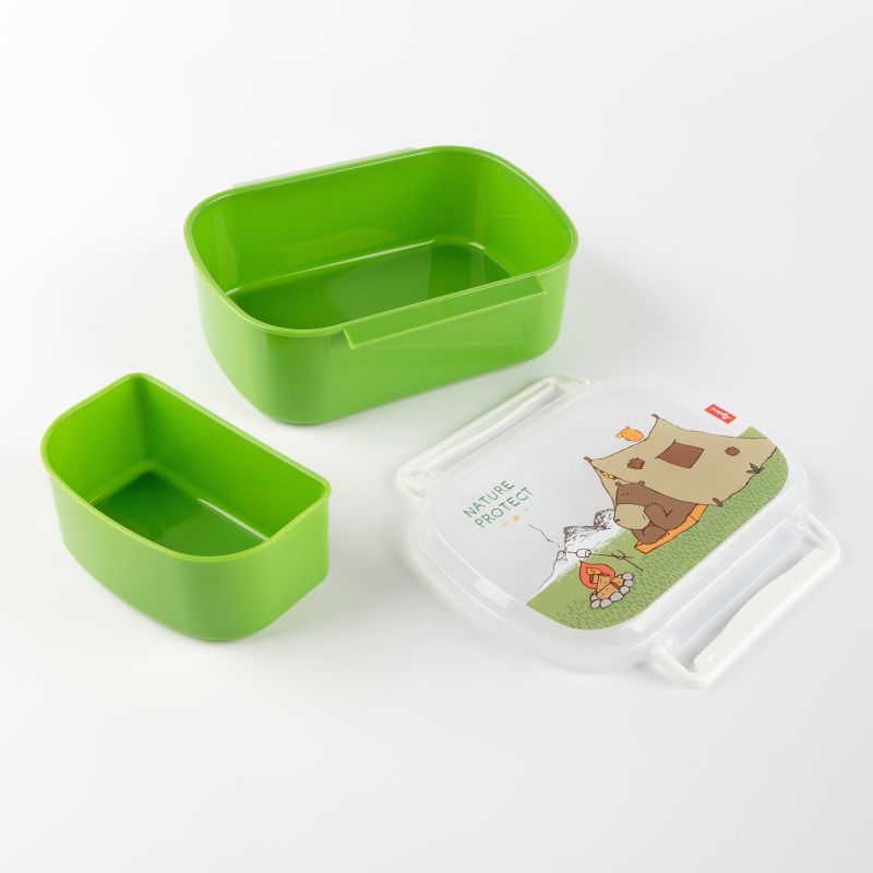 Sigikid Kinder Brotzeitbox mit Bär Forest Grizzly Sonderangebot der Fabrik