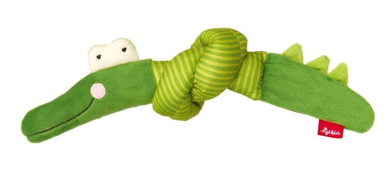 Sigikid Baby Greifling Krokodil, PlayQ Outlet