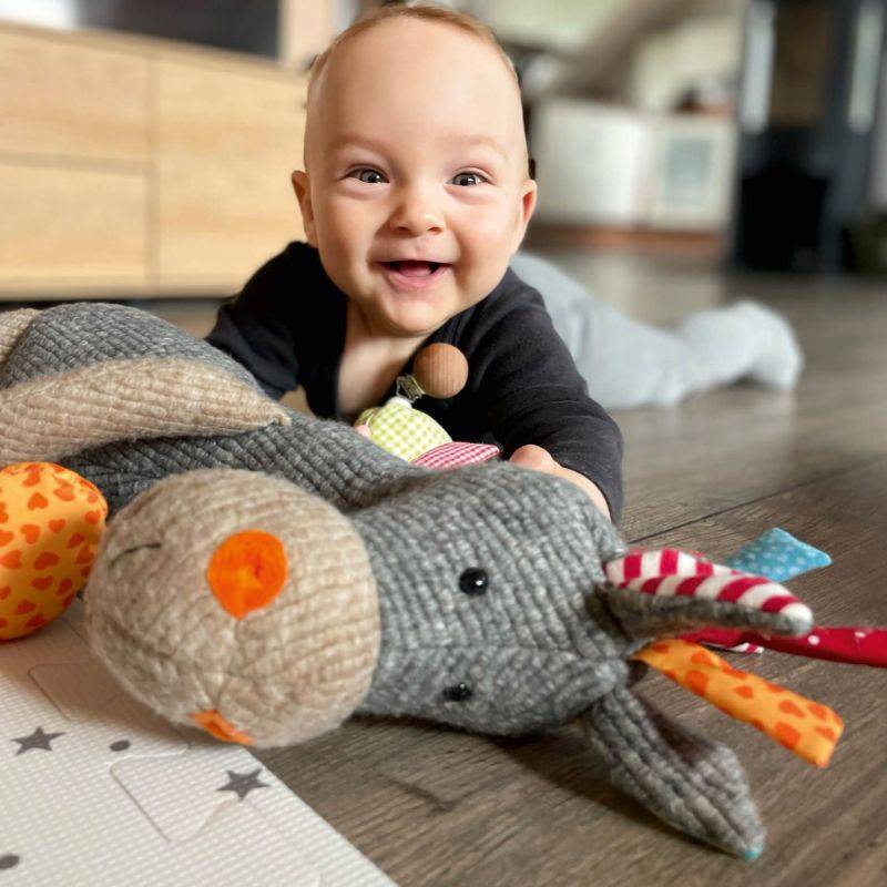 Sigikid XXL Kuscheltier Pferd im Patchworkstyle Begrenzte Freigabe