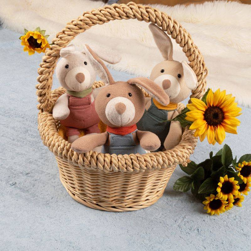 Sigikid Kuscheltier Hase mit Latzhose, magohany Im Verkauf