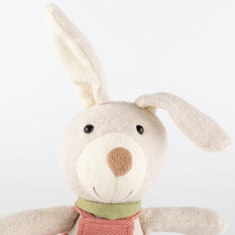 Sigikid Kuscheltier Hase mit Latzhose, magohany Im Verkauf