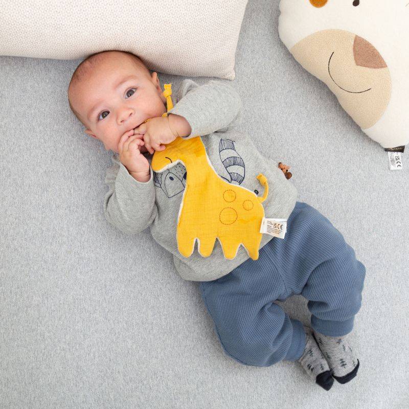 Sigikid Baby Musselin Knister Schnuffeltuch Giraffe Outlet