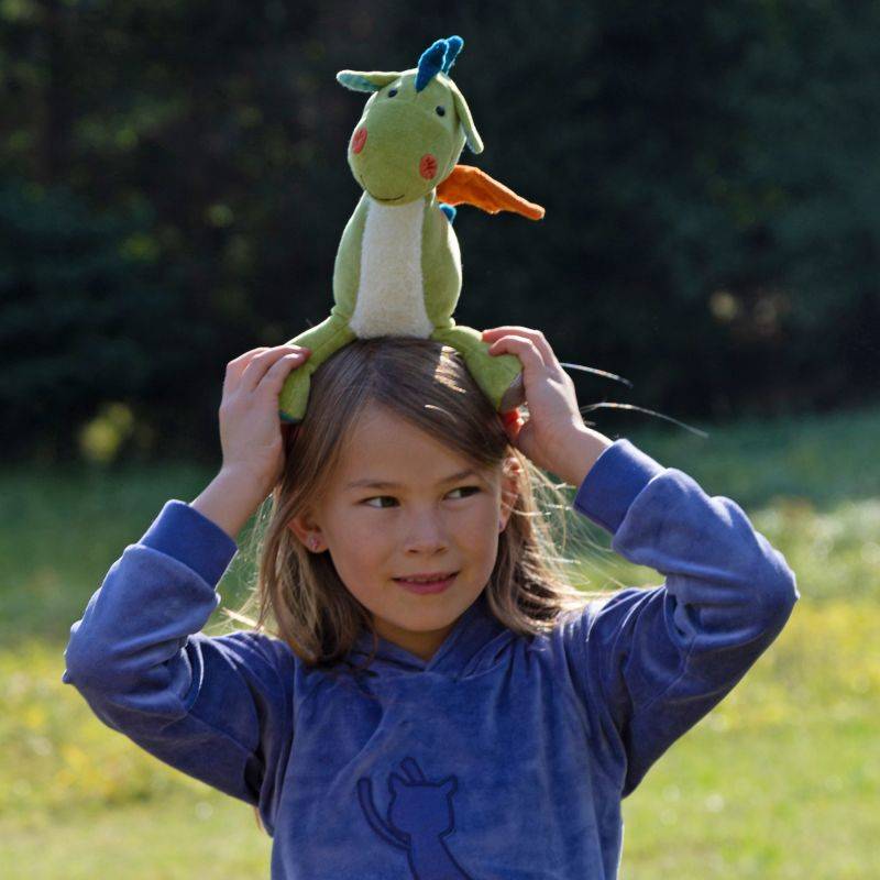 Sigikid Kuscheltier Drache grün, Patchwork Sweety im Angebot