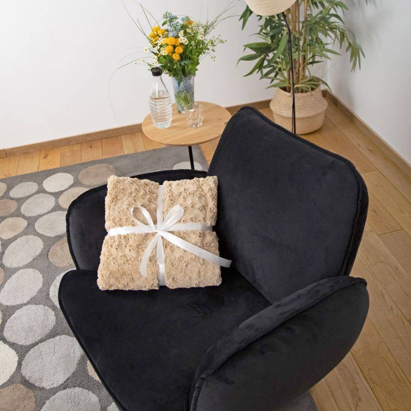 Sigikid Beasts Kuscheldecke Plüsch, beige meliert Günstiger Verkauf