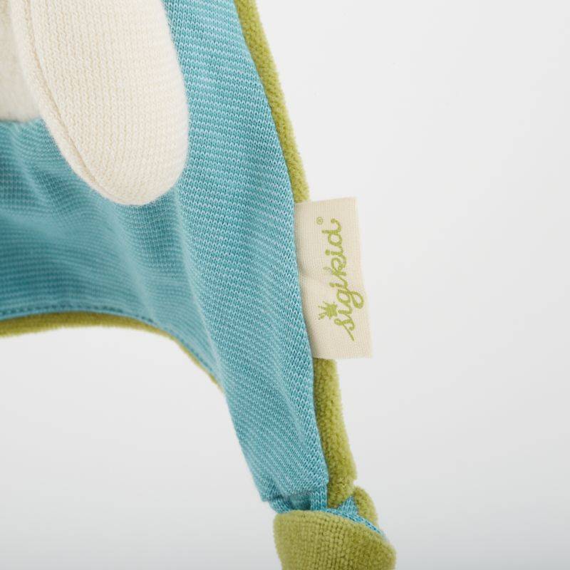 Sigikid Baby Schnuffeltuch Krokodil, Green Collection Begrenztes Angebot