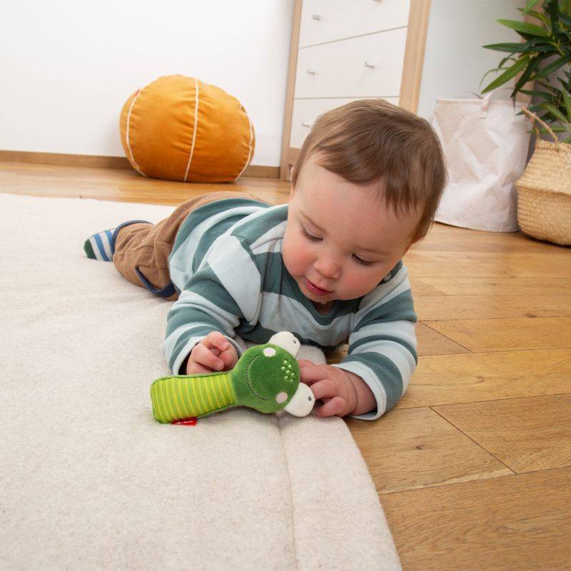 Sigikid Baby Greifling Frosch mit Spiegel, Red Stars Exklusivangebot