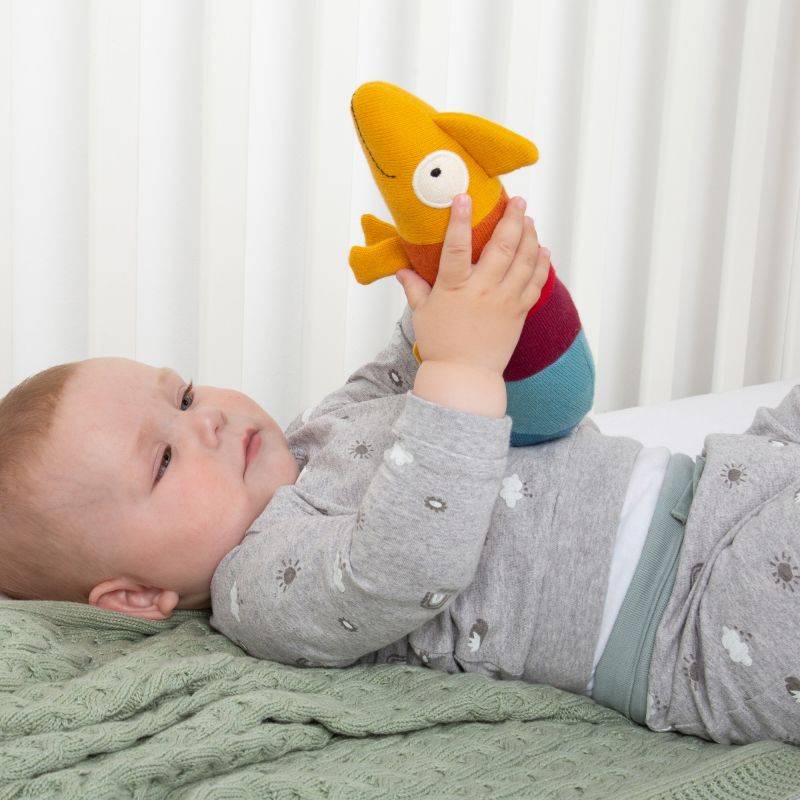 Sigikid Baby Strick Greifling Chamäleon Weihnachtsangebot