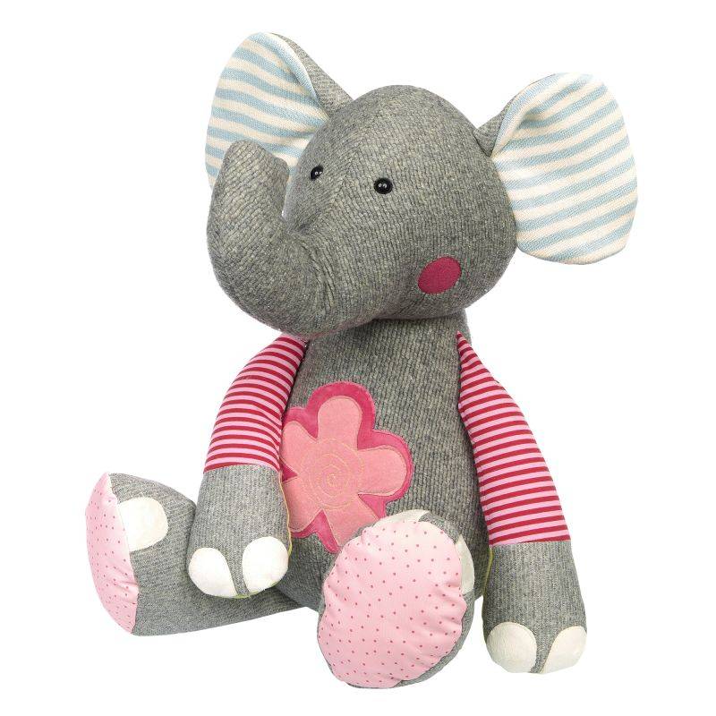 Sigikid XXL Kuscheltier Elefant im Patchworkstyle Große Rabatte