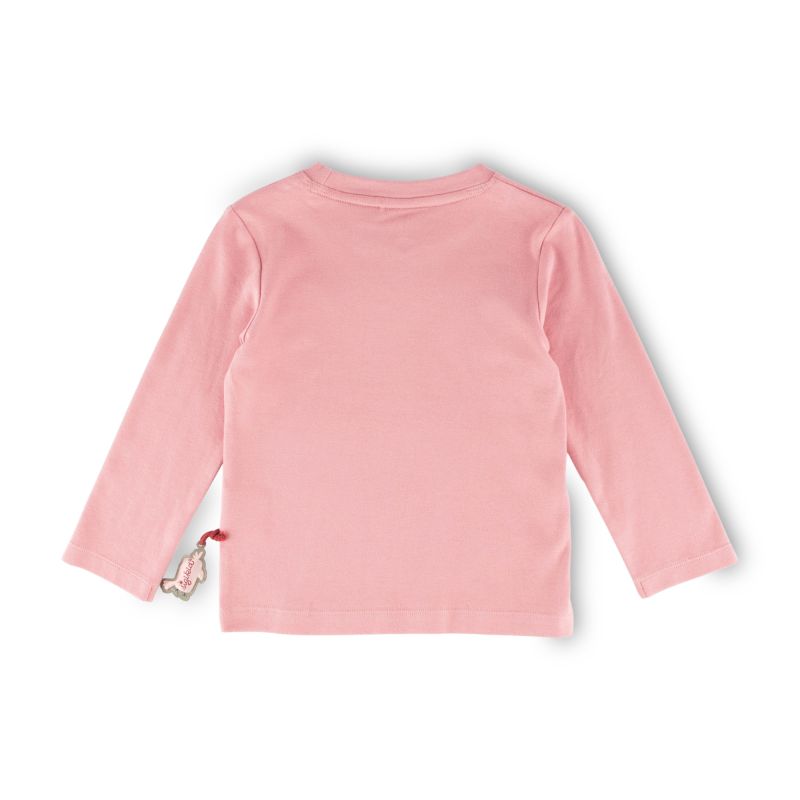 Sigikid Kinder Langarmshirt mit Stickmotiv Kakadu, rosa Bis zu 55% Rabatt