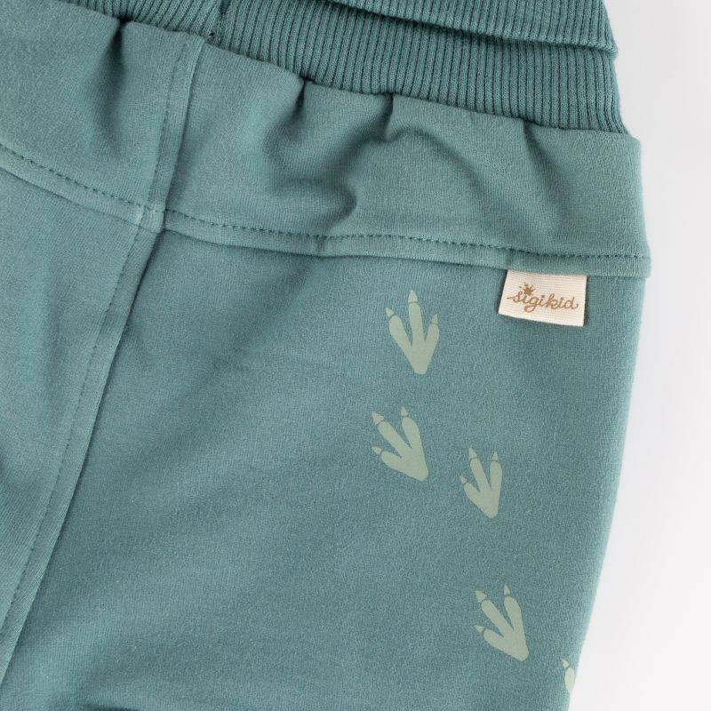 Sigikid Baby Sweathose mit Beinbündchen, grün Angebote