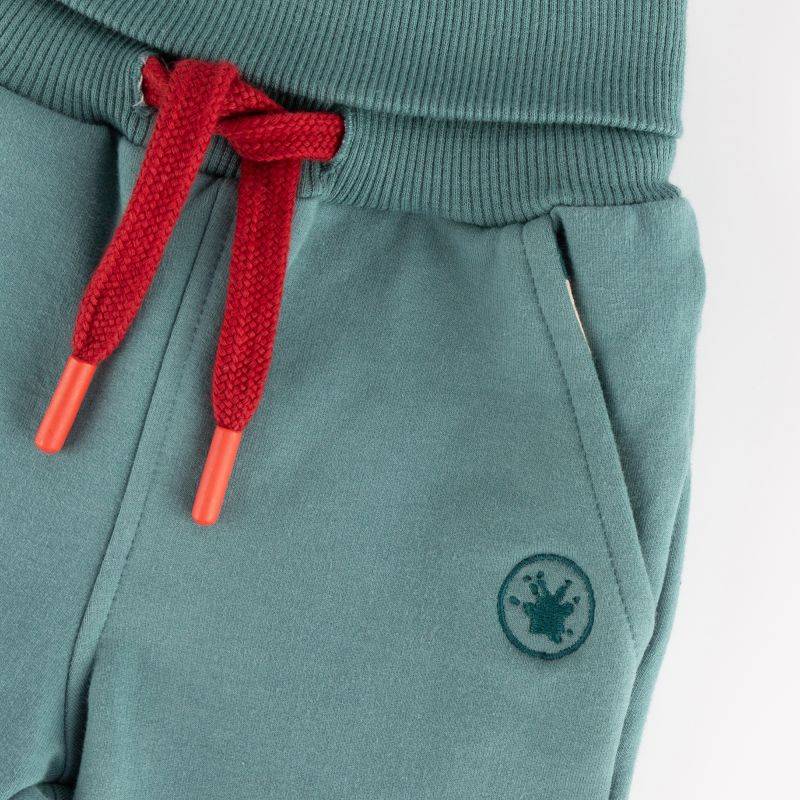 Sigikid Baby Sweathose mit Beinbündchen, grün Angebote