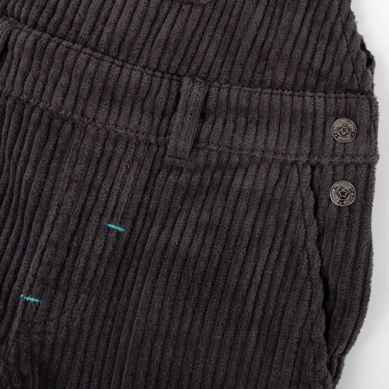 Sigikid Dunkelgraue Kinder Latz-Cordhose Günstiger Verkauf