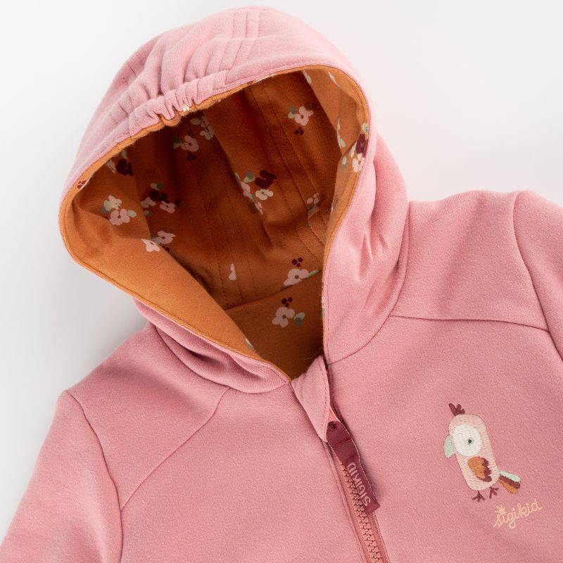 Sigikid Baby Wendejacke, Blümchen Print und rosa Fabrikverkauf