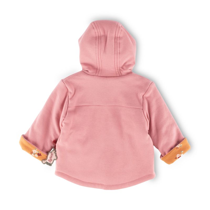 Sigikid Baby Wendejacke, Blümchen Print und rosa Fabrikverkauf