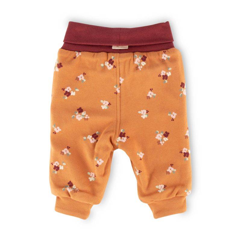 Sigikid Baby Wendehose, Blümchen Print und dunkelrot Blitzverkäufe