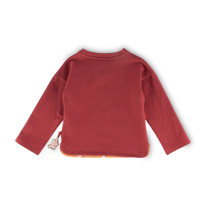 Sigikid Kinder Sweatshirt mit Kakadu Motiv, dunkelrot Online Shopping