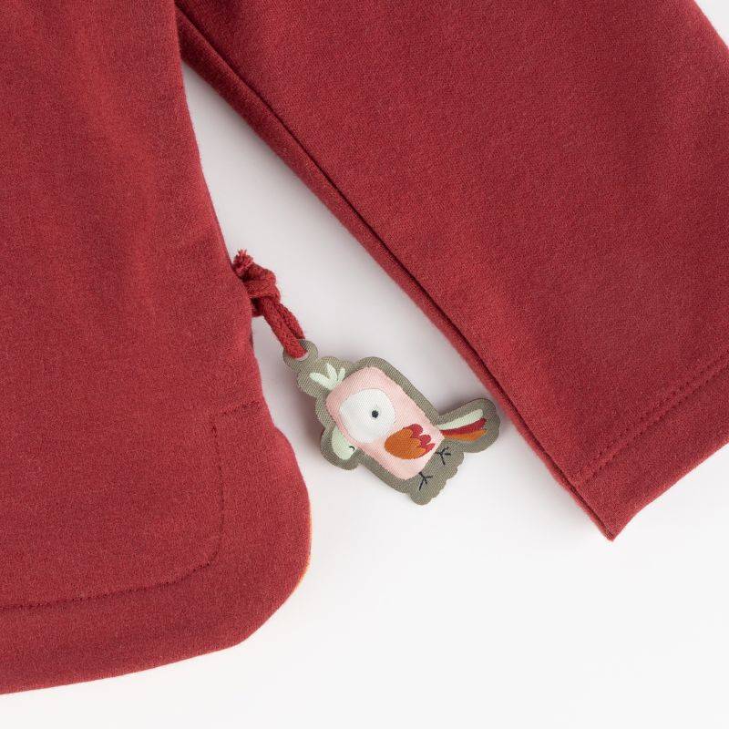 Sigikid Kinder Sweatshirt mit Kakadu Motiv, dunkelrot Online Shopping