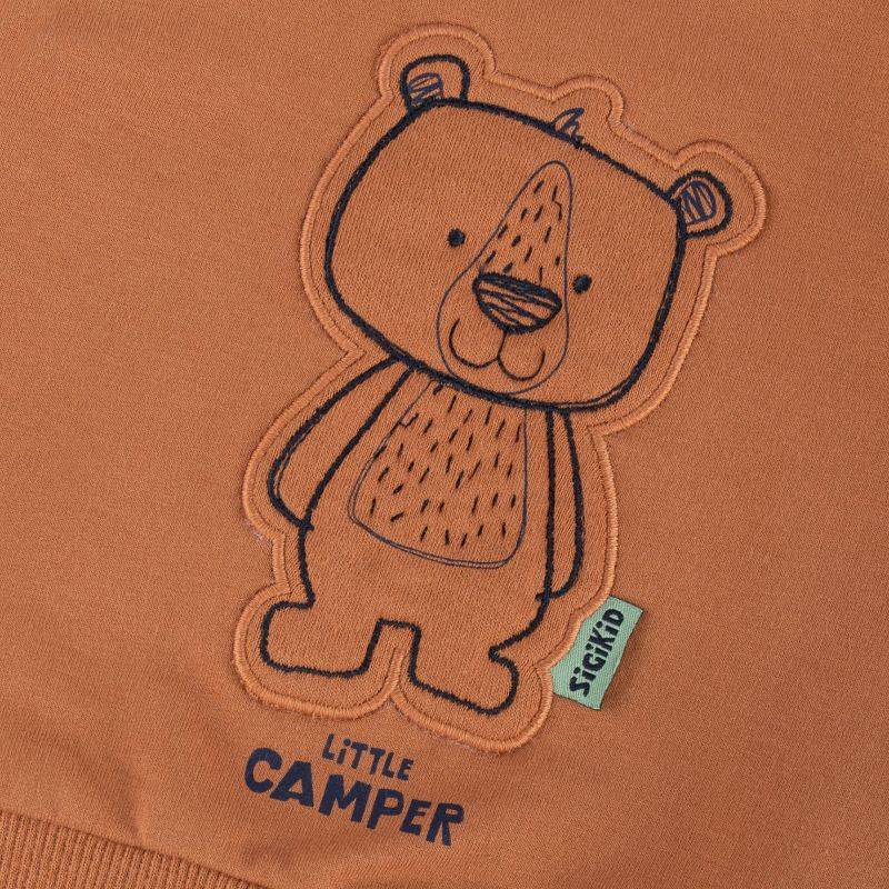 Sigikid Baby Sweatshirt mit Bären Motiv, braun Exklusivangebot
