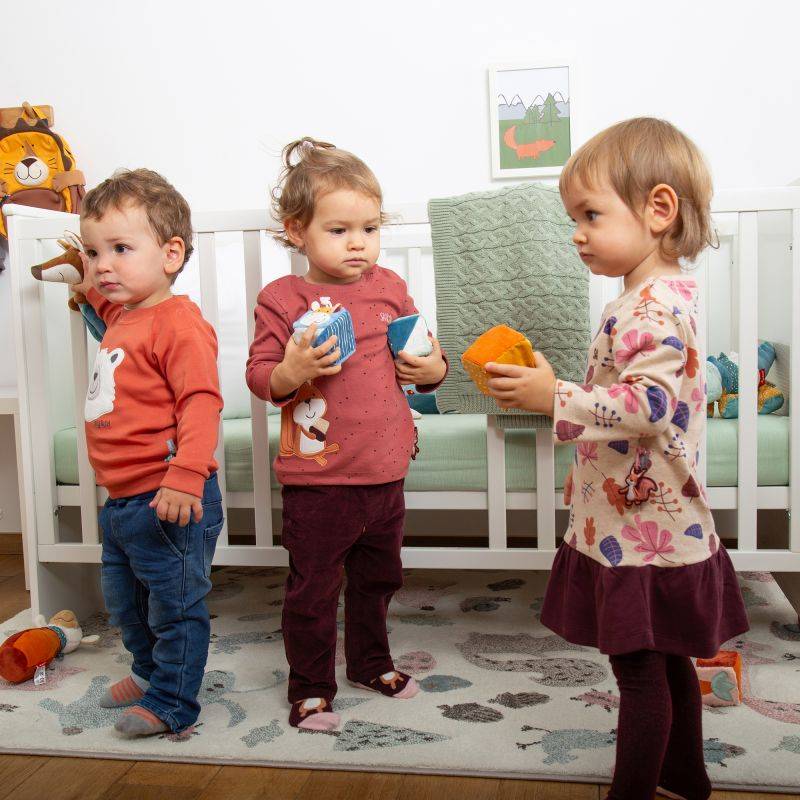 Sigikid Baby Langarmshirt mit Eisbär Motiv, orange Jubiläumsangebot