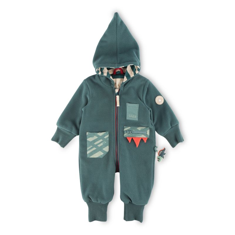 Sigikid Baby Fleeceoverall Dino, grün Bestseller