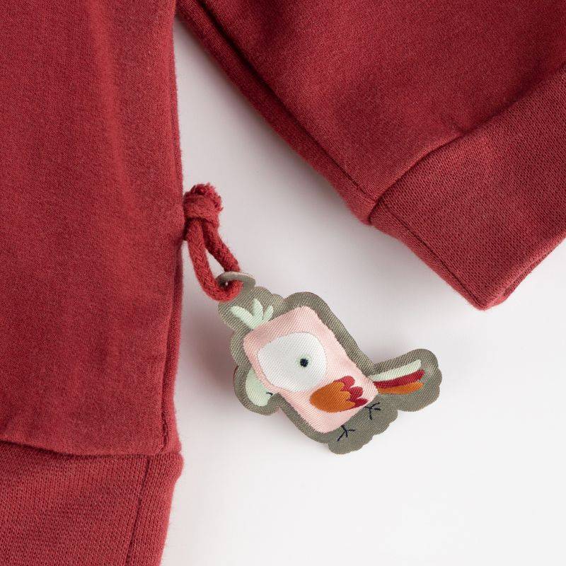 Sigikid Baby Sweatshirt Kakadu, dunkelrot Sonderangebote