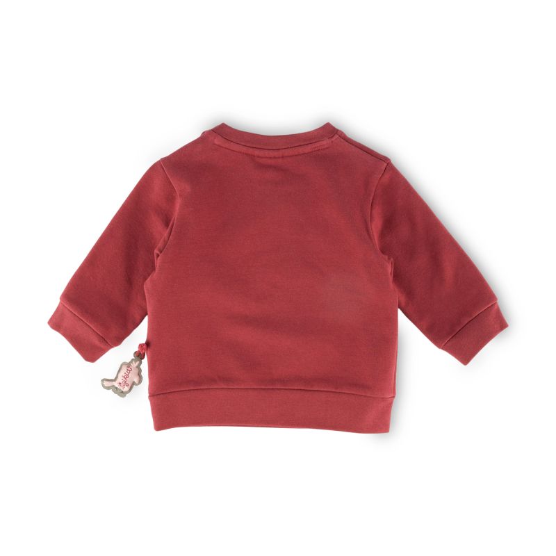 Sigikid Baby Sweatshirt Kakadu, dunkelrot Sonderangebote