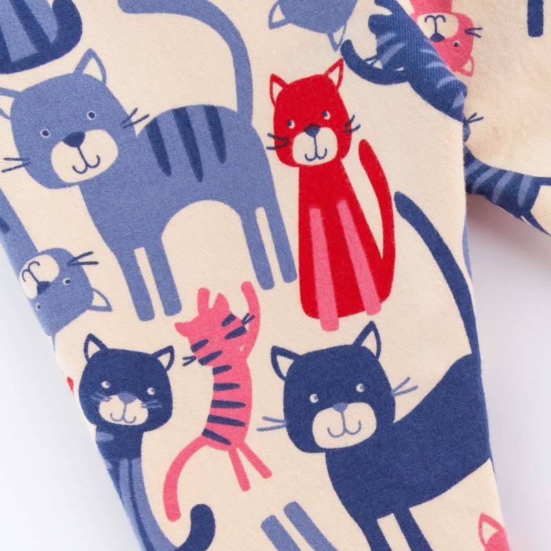 Sigikid Baby Sweat Leggings mit Katzen-Print Neueste Stile