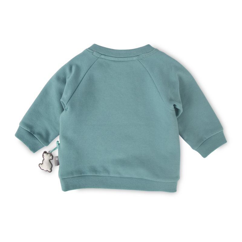 Sigikid Baby Sweatshirt mit Eisbär Motiv, türkis Letzter Tag
