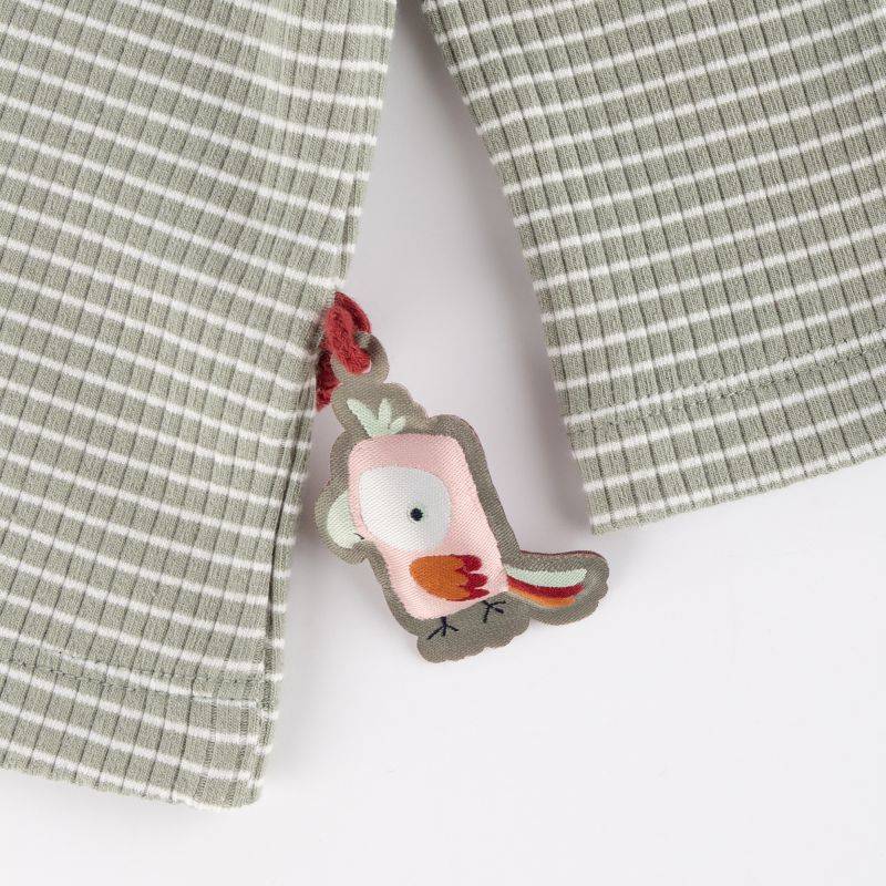 Sigikid Baby Langarmshirt, weiß geringelt Nur noch ein Tag übrig