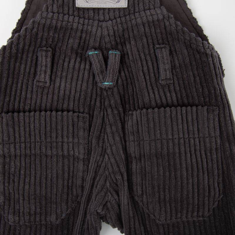 Sigikid Dunkelgraue Baby Cord Latzhose 50% Rabatt mit kostenlosem Versand