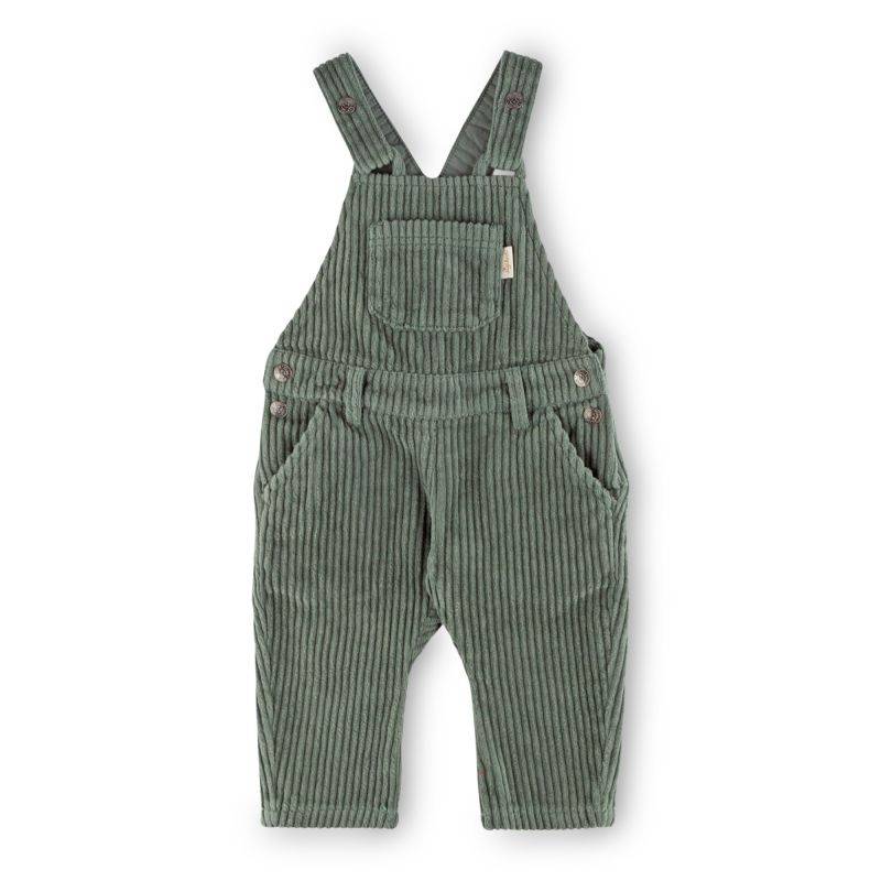 Sigikid Baby Cord Latzhose, grün Online