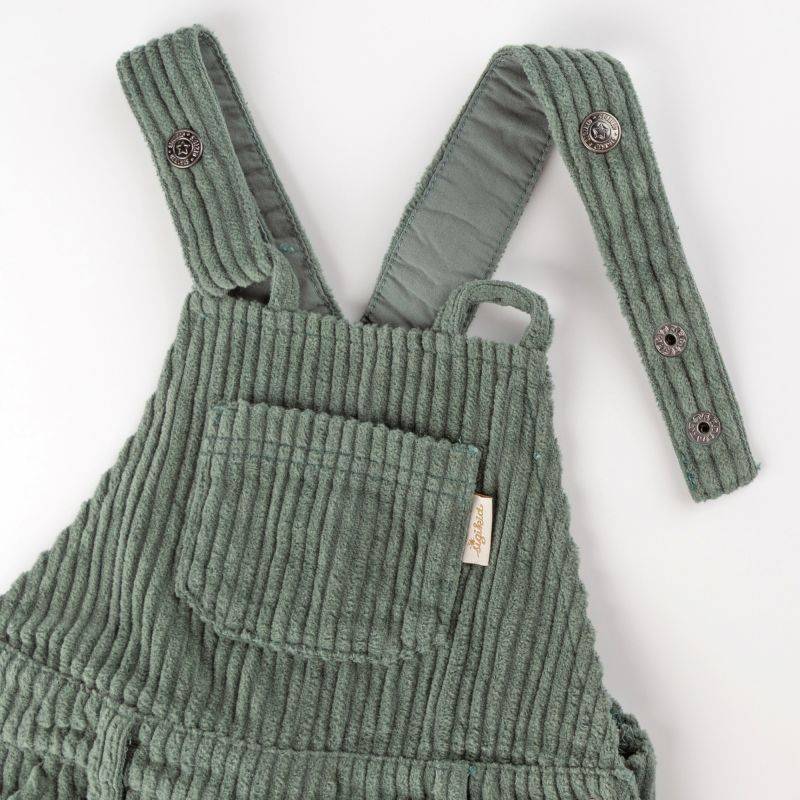 Sigikid Baby Cord Latzhose, grün Online